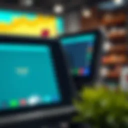 User-friendly interface of a POS system