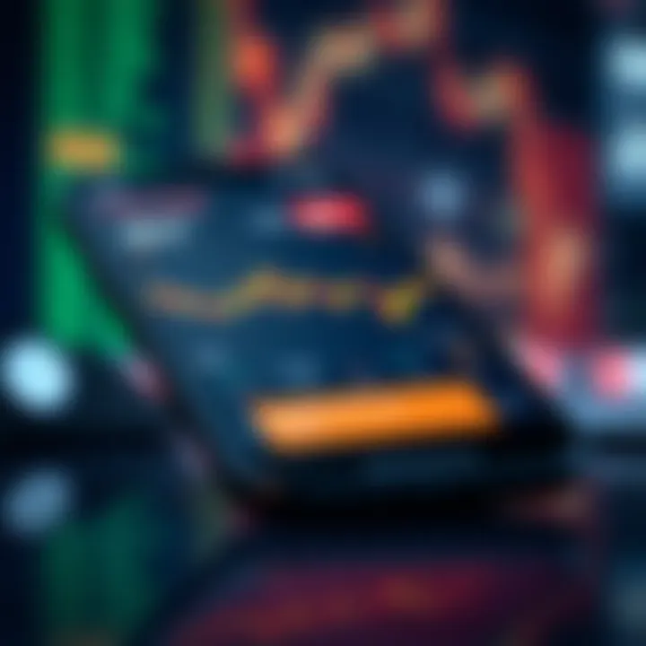After-Hours Trading Data on Mobile App A close-up of a stock market app displaying after-hours trading data