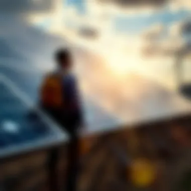 Visual representation of renewable energy investment trends