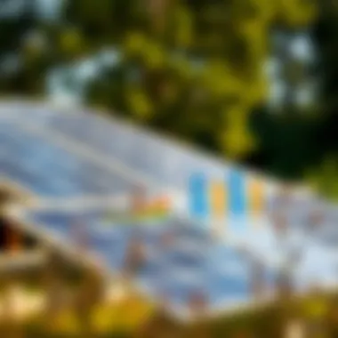 Comparison chart of solar power versus traditional energy costs