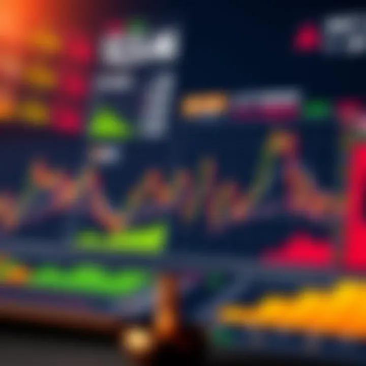 Illustration of diverse stock market indicators