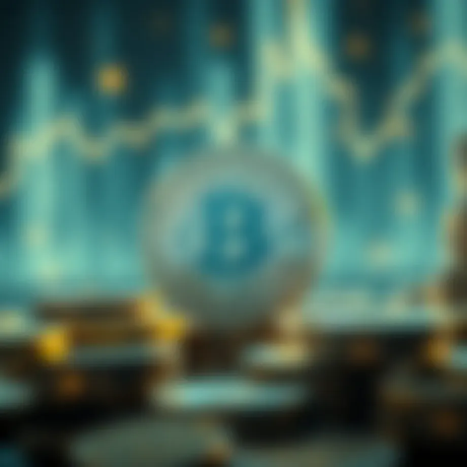 Conceptual illustration of digital currency creation