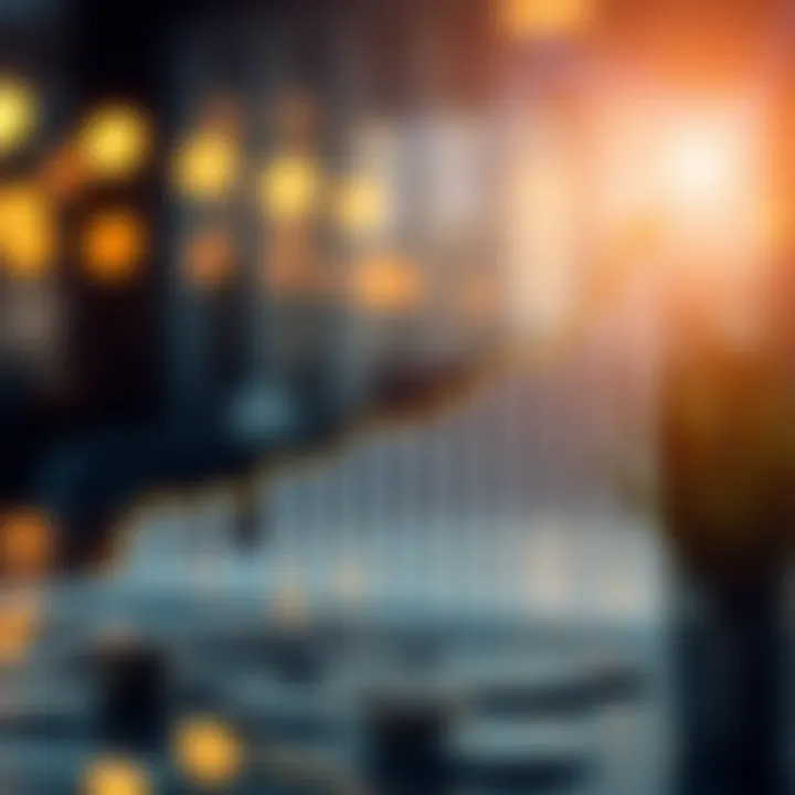 Graph illustrating investment growth over time