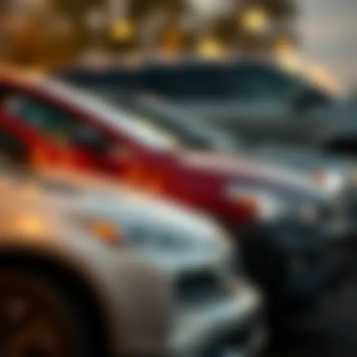 Visual representation of environmental benefits from newer vehicles