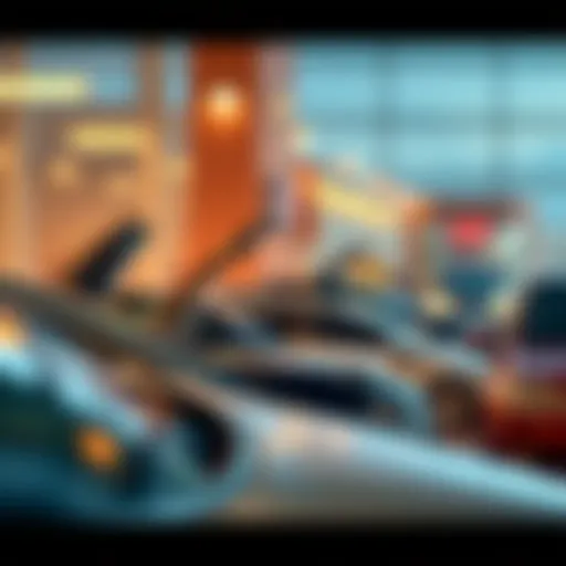 Vehicle Trade-In Scenario Illustration of a vehicle trade-in scenario