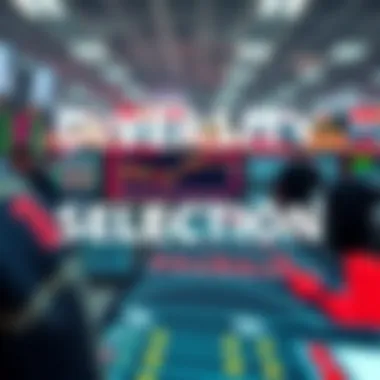 Diversity in Stock Selection Diverse portfolio of stocks represented visually