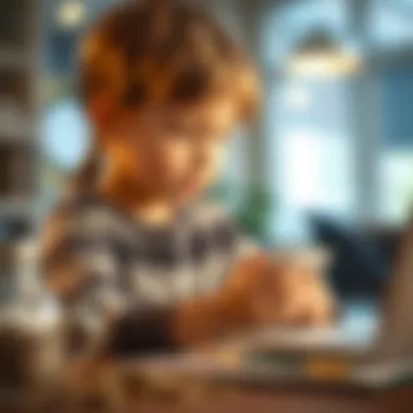 Practicing Budgeting Skills with Allowance A child making a budget using their allowance