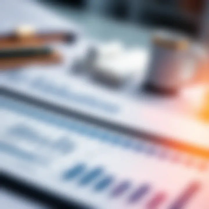 Business Valuation Insights A close-up of a business report with graphs