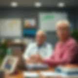 Illustration of comprehensive healthcare options for seniors