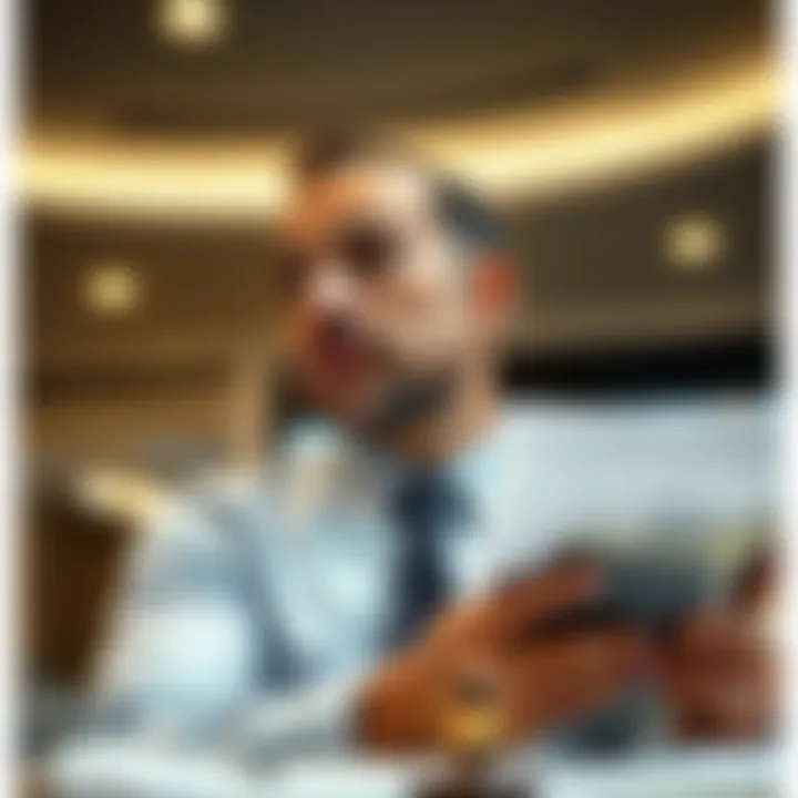 Evaluating Financial Impacts of Legal Fees A thoughtful individual evaluating financial decisions