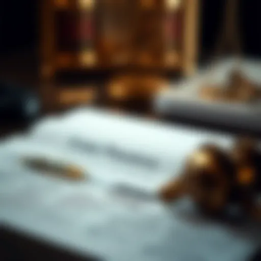 Legal documents representing estate planning strategies