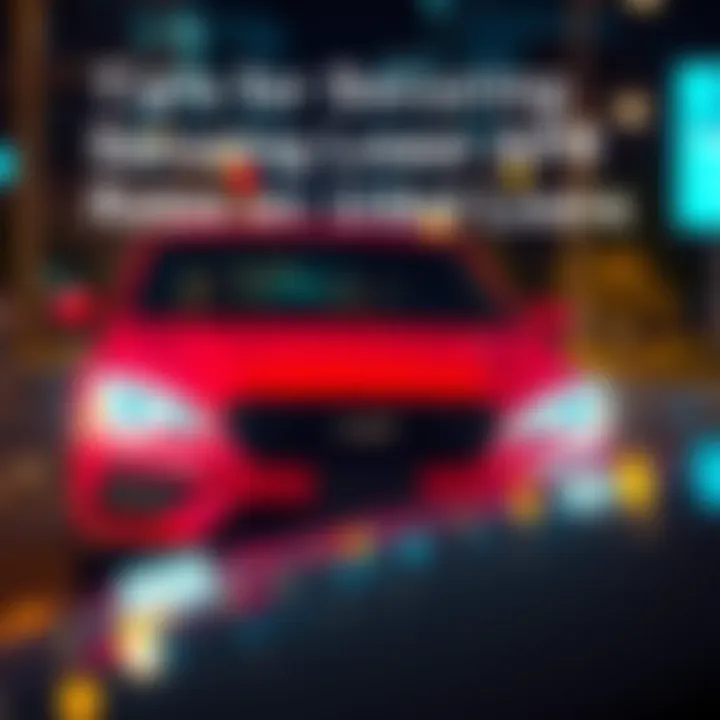 Tips for Securing Lower APR Rates on Used Car Loans Graphic showing tips for securing lower APR rates on used car loans