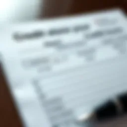 A close-up view of a credit score report with highlighted sections