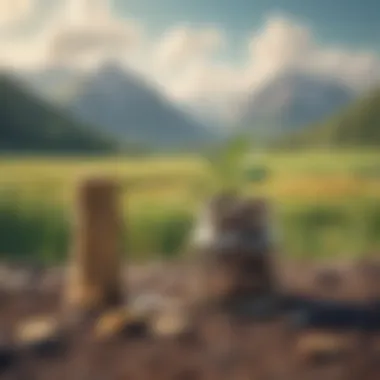 Financial Growth Landscape A serene landscape representing financial growth
