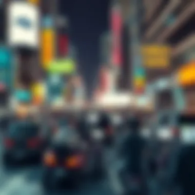 Diverse Platforms in the Gig Economy Illustration of diverse gig economy platforms