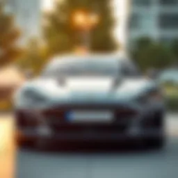 A sleek car exterior highlighting zero down payment options