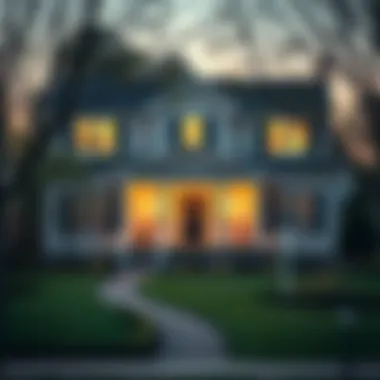 Suburban Home Compliant with FHA Standards A beautiful suburban home meeting FHA requirements