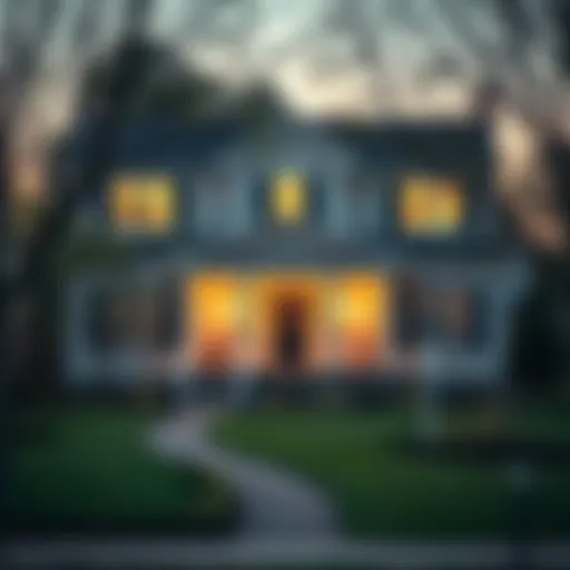 Suburban Home Compliant with FHA Standards A beautiful suburban home meeting FHA requirements