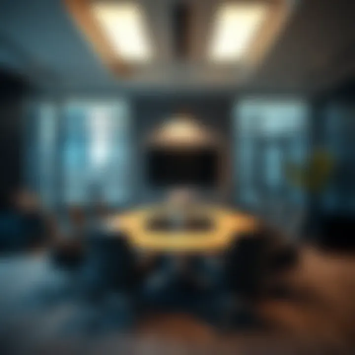 Client Consultation Space at Fidelity NYC Interior view of Fidelity's conference room designed for client consultations