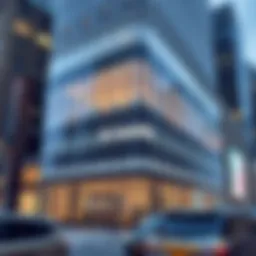Fidelity NYC office exterior showcasing modern architecture