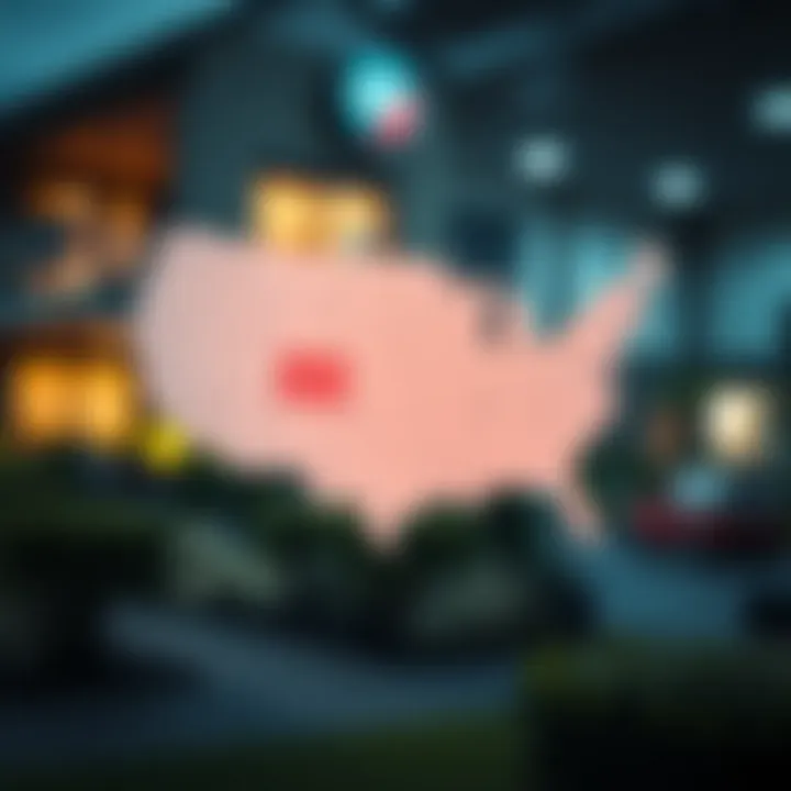 Regional Factors Affecting Home Insurance A map highlighting regional considerations for home insurance