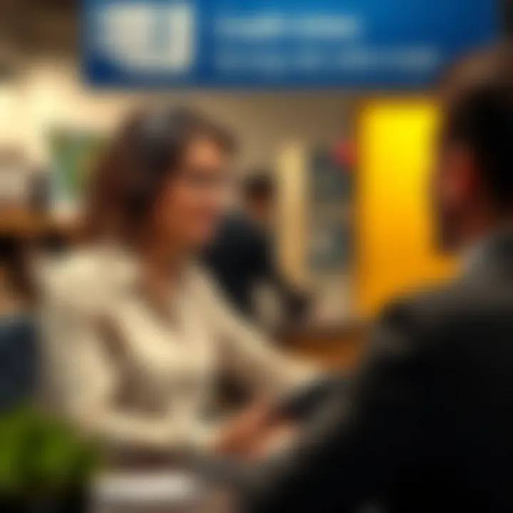 Exceptional Customer Service Customer service representative assisting a client