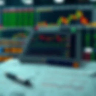 Strategic Planning Table with Stock Analysis Data A strategic planning table with stock analysis data