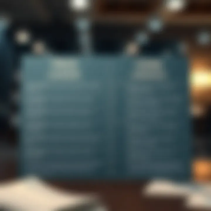 Pros and Cons of Lending Choices Advantages and disadvantages chart for lending options