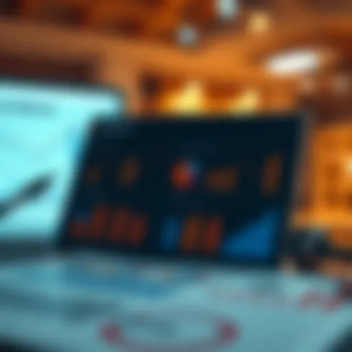 Target Market Analysis Illustration depicting target market analysis with graphs and charts