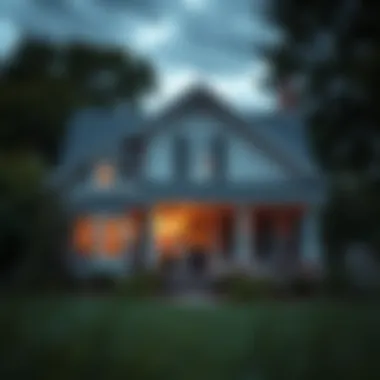 Symbol of Security A peaceful home symbolizing security and stability