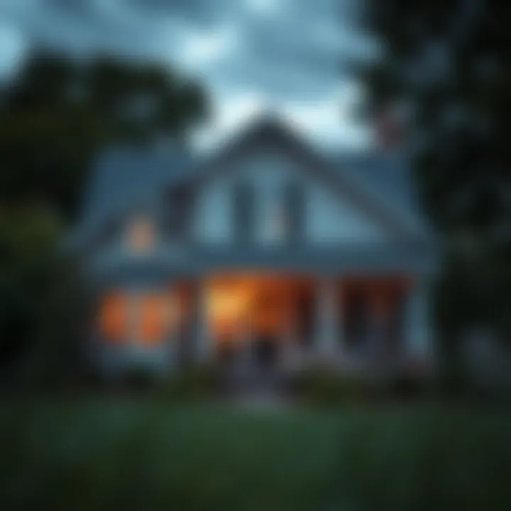 Symbol of Security A peaceful home symbolizing security and stability