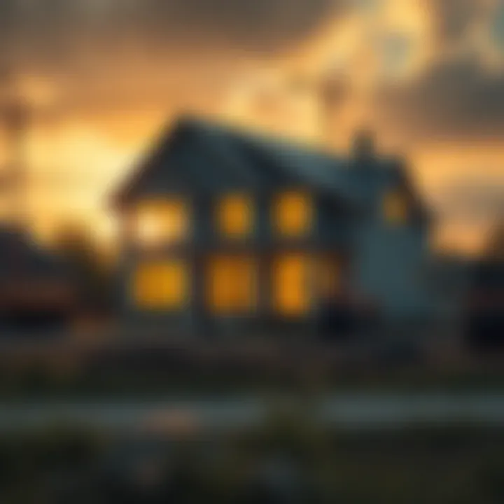 Construction site with equipment