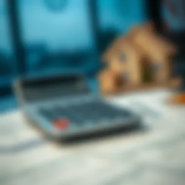 Calculator and financial documents