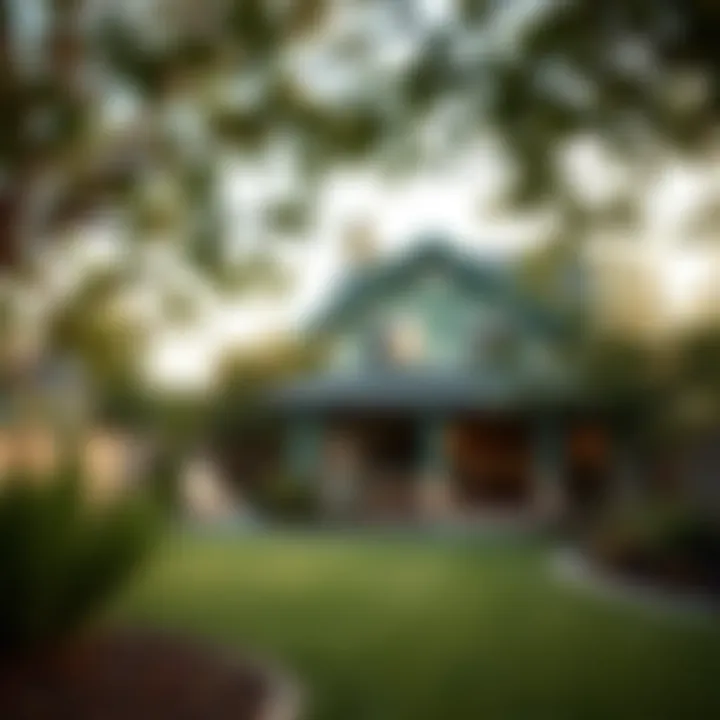 Serene Backyard View of Potential Home A serene backyard view of a potential second home
