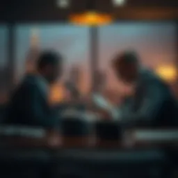 Visual representation of IRS negotiations