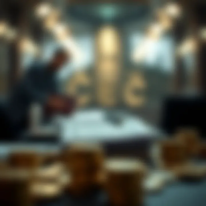 Strategic financial planning concept