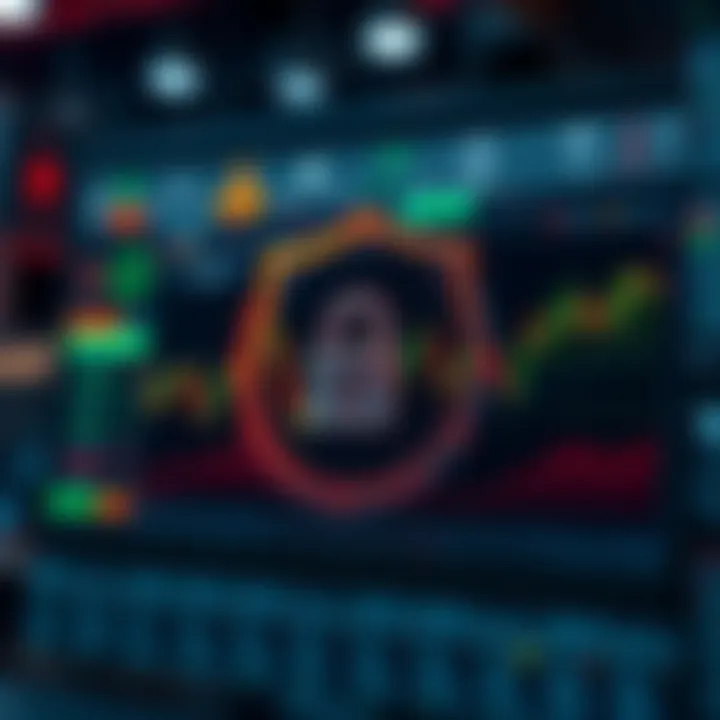 Advanced Security Features in Trading Platforms A secure trading platform interface showcasing advanced security features