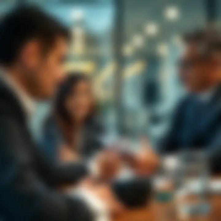 Advisory Services in Action Investment bankers giving strategic advice to clients