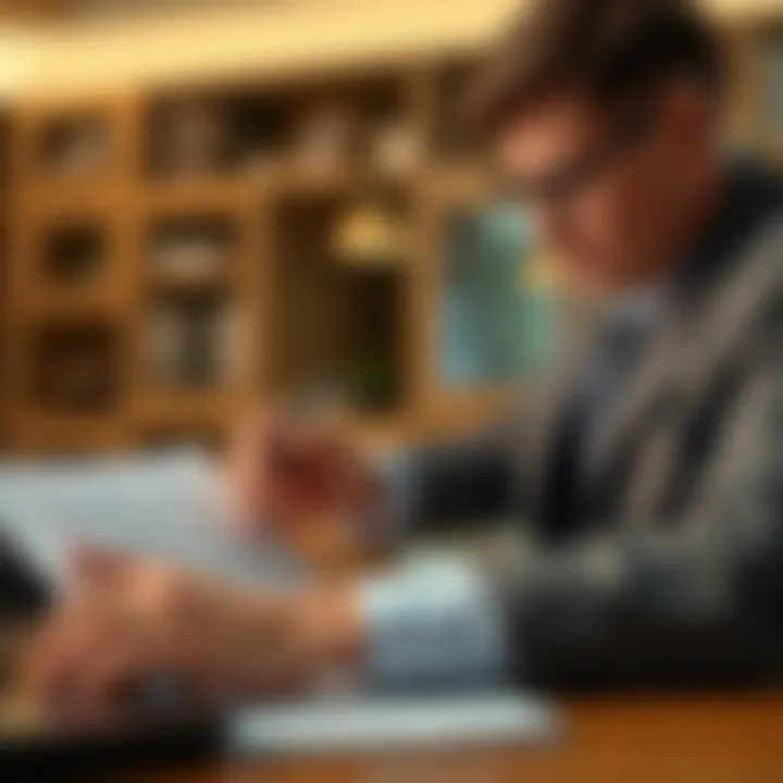 Graphical depiction of conducting a trust deed search