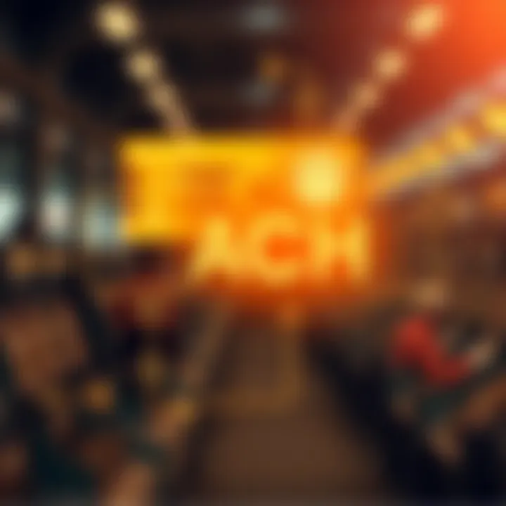 Illustration of ACH transaction flow
