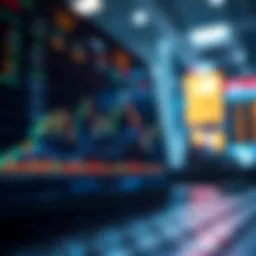 A visual representation of arbitrage trading dynamics in financial markets.