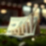 Conceptual illustration of cash value growth in a life insurance policy