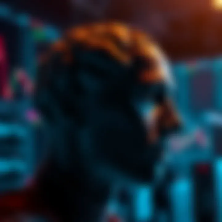 Understanding Trading Psychology A digital representation of trading psychology and emotions