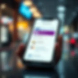 Conceptual illustration of a digital wallet on a smartphone with various payment options displayed