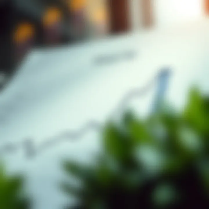 Graph showing the impact of diversification on returns.