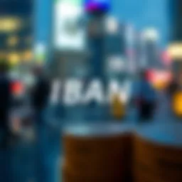 Visual representation of the structure of an IBAN