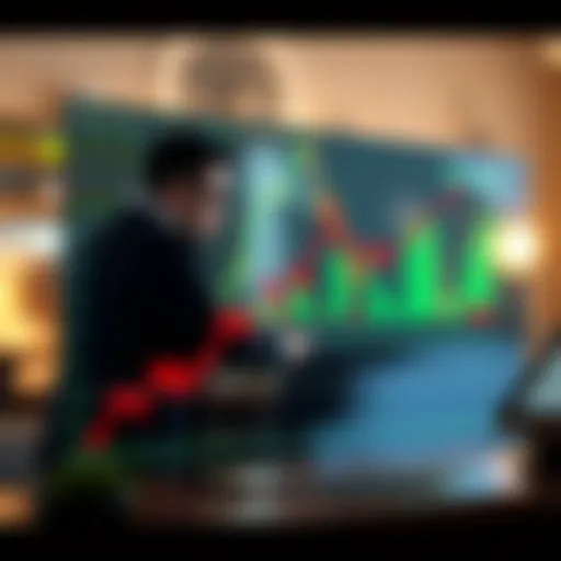 Graph of Implied Volatility and Option Pricing Graph illustrating the relationship between implied volatility and option pricing