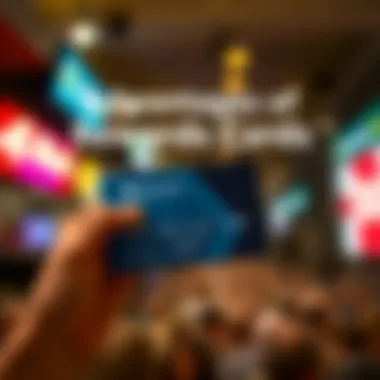 Advantages of Using Rewards Cards Graphic illustrating the benefits of rewards cards