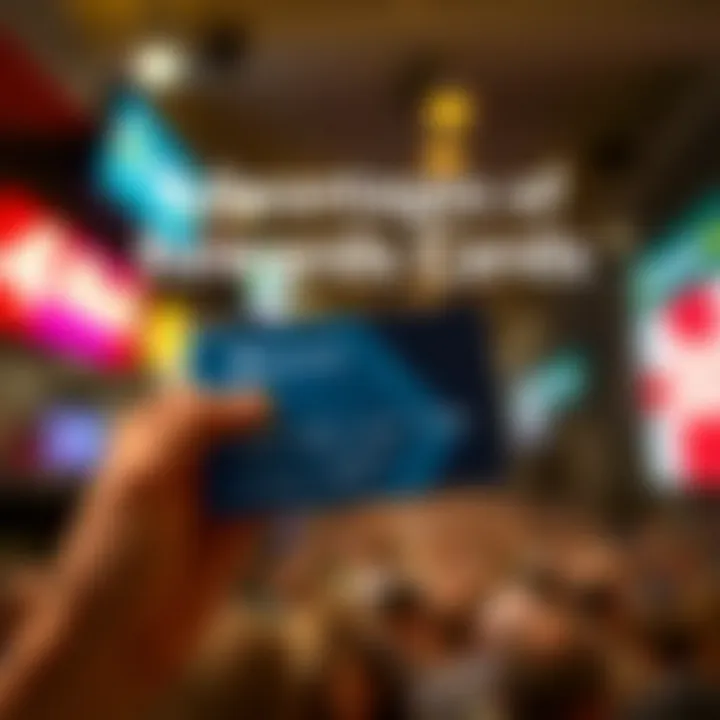 Advantages of Using Rewards Cards Graphic illustrating the benefits of rewards cards