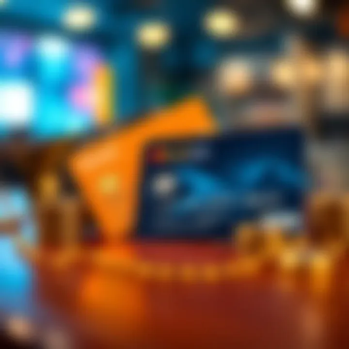 Diverse Types of Rewards Cards Visual representation of different rewards card types